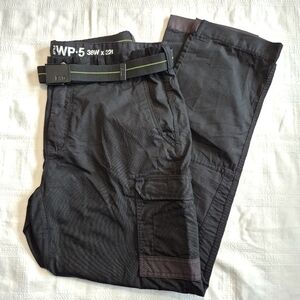 FXD Men's 38 x 32 black stretch belted work pants style WP-5 NWOT